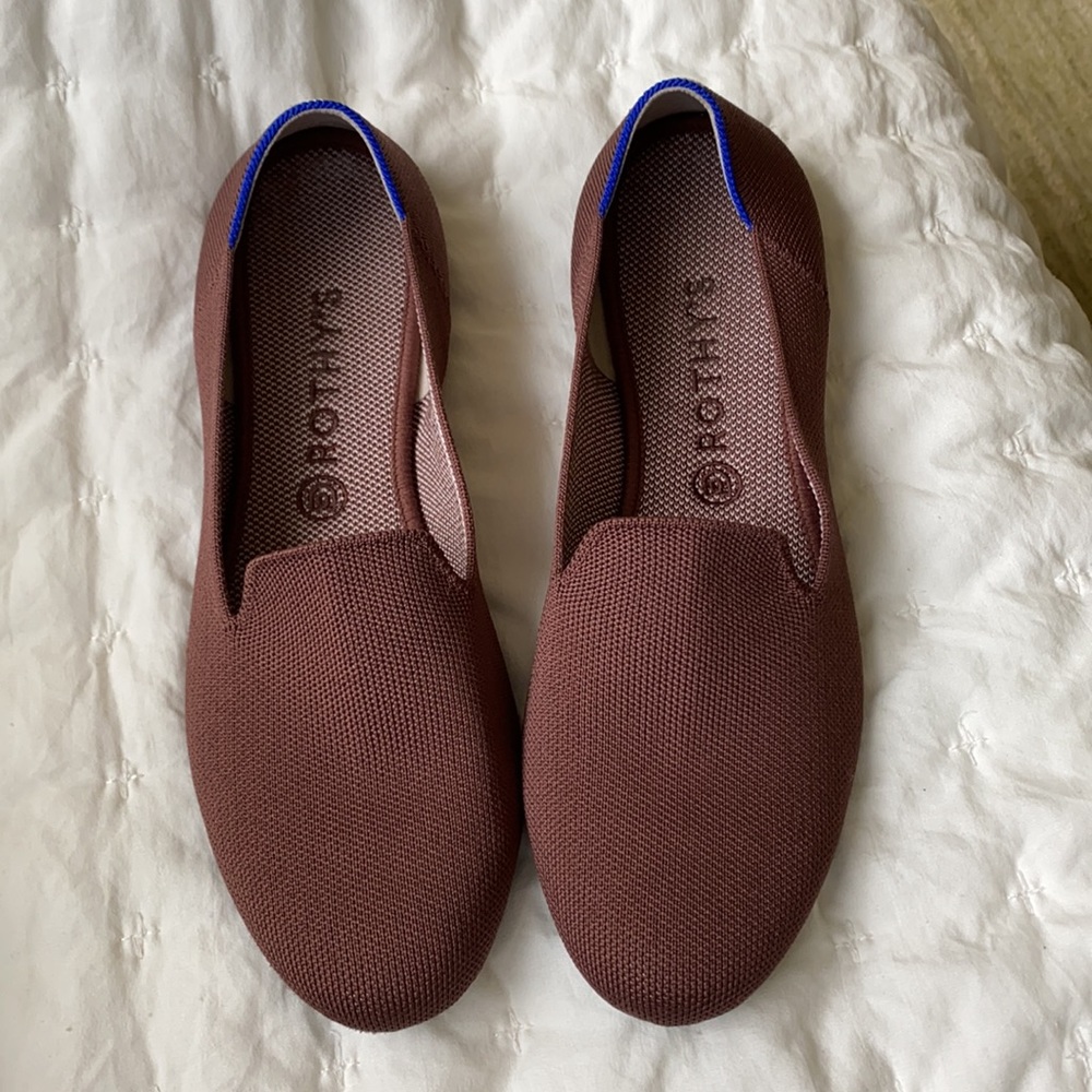 Rothy’s chocolate brown loafers. Women’s size 12.
